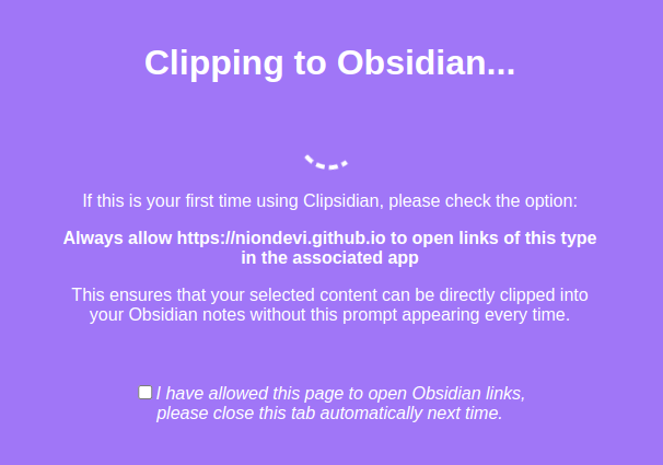 Clipsidian Usage Example
